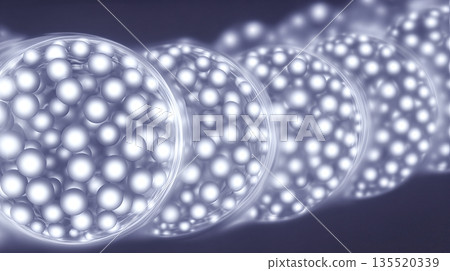 Nanotechnology Concept Showing Microscopic Particles in Medical Applications Nanotechnology Concept Showing Microscopic Particles in Medical Applications 135520339