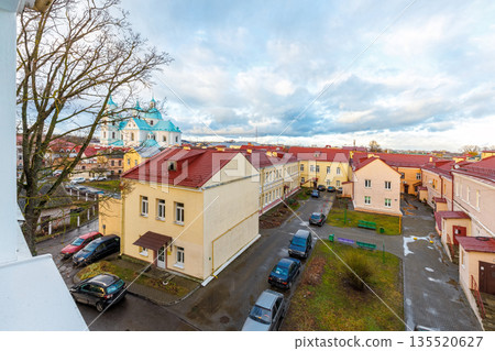 St. Francis Xavier Cathedral and historic courtyards in Grodno St. Francis Xavier Cathedral and historic courtyards in Grodno 135520627