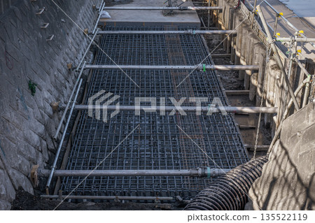 Reinforcement work for waterways 135522119