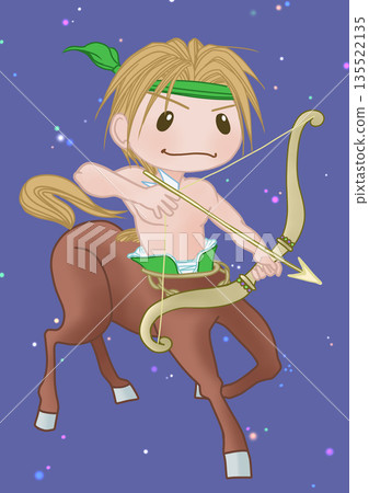 十二星座迷你人物夜空射手座 十二星座迷你人物夜空射手座 135522135