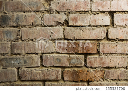 Background and texture of a brick wall 135523708