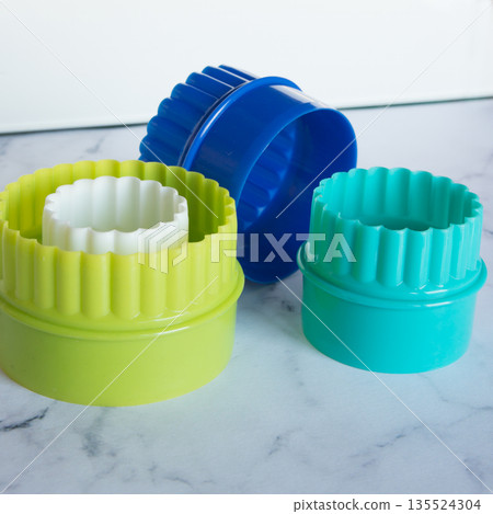 Set of multicolor pastry cutter Set of multicolor pastry cutter 135524304