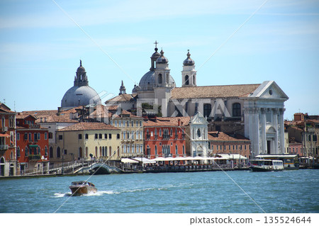 Gondolas on the Canals of Venice, Italy 135524644
