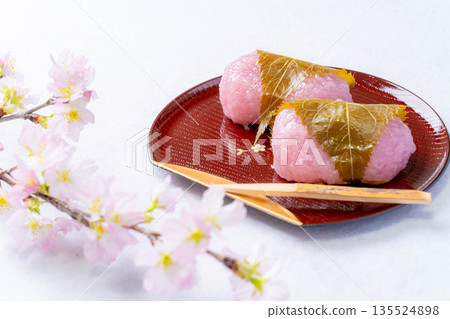 [春季食材] 櫻餅、關西櫻餅、道明寺 [食材] 135524898
