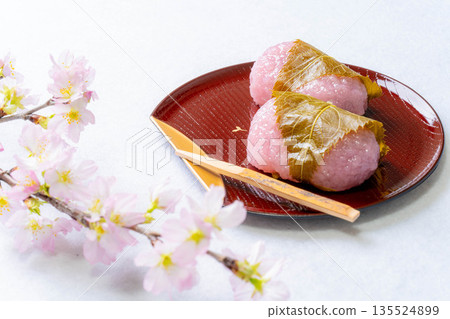 [春季食材] 櫻餅、關西櫻餅、道明寺 [食材] 135524899