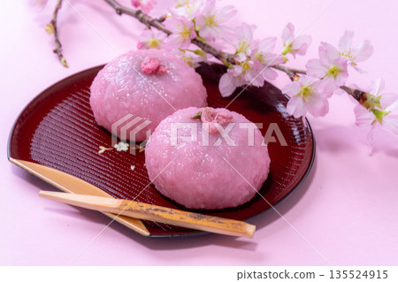 [春季食材] 櫻餅、關西櫻餅、道明寺 [食材] 135524915