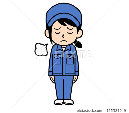 一位普通的女工嘆了口氣 135525949