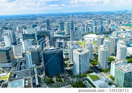 從地標塔眺望橫濱市區 從地標塔眺望橫濱市區 135526711