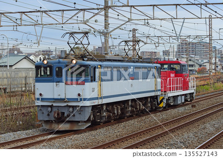 東海道幹線相模貨運 JR 貨運 EF65-2080(新鶴見)+ HD300-7(愛知) 東海道幹線相模貨運 JR 貨運 EF65-2080(新鶴見)+ HD300-7(愛知) 135527143