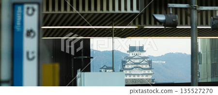 Himeji Castle, a World Heritage Site and National Treasure that can be seen from Himeji Station Himeji Castle, a World Heritage Site and National Treasure that can be seen from Himeji Station 135527270