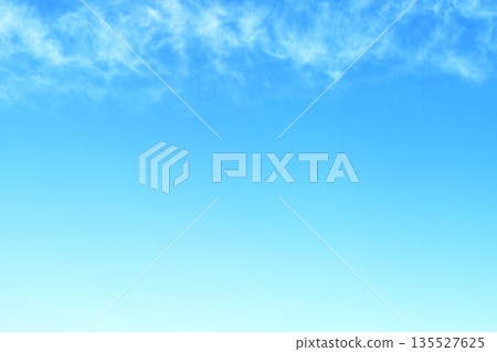 Refreshing blue sky Free space image (Fix photo) 135527625