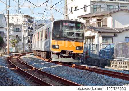 Railway: Tobu Isesaki Line 50000 series 51058F Railway: Tobu Isesaki Line 50000 series 51058F 135527630