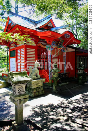 日本唯一能實現夢想的大名神和能束縛夢想的神明……位於稻敷市大杉神社的稻荷神社 135528492