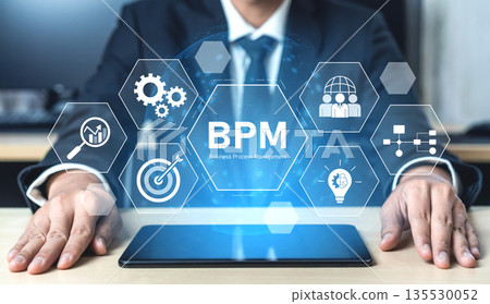 Business Process Management Strategy Concept Vouch 135530052