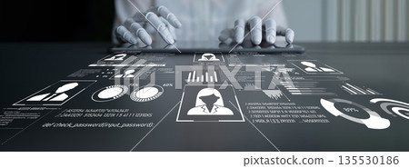 AI Enhancing Digital Identity with Secure AI Protection Latch 135530186