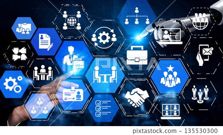 Digital Human Resource and Online Recruitment Technology Funnel 135530300