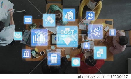 Digital Cost Reduction Strategy for Business Optimization Funnel 135530467