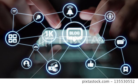 Blogging and content creation in digital communication Funnel Blogging and content creation in digital communication Funnel 135530552