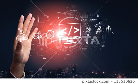 Web Development Digital Coding Interface Muxer Web Development Digital Coding Interface Muxer 135530620