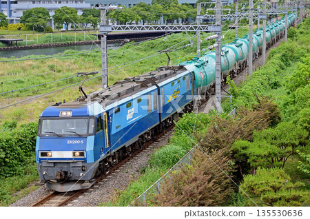 東海道本線 東高島櫻木町 JR Freight EH200-5（高崎） 135530636