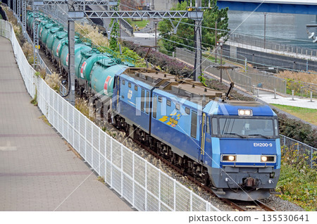 Tokaido Main Line, Sakuragicho-Higashi-Takashima, JR Freight, EH200-9 (Takasaki) Tokaido Main Line, Sakuragicho-Higashi-Takashima, JR Freight, EH200-9 (Takasaki) 135530641