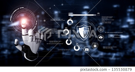 AI Protecting Business with Smart Cybersecurity Systems Vouch AI Protecting Business with Smart Cybersecurity Systems Vouch 135530879
