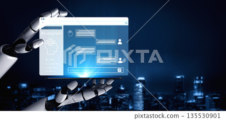 AI Artificial Intelligence Virtual Assistant for Smart Business Vouch 135530901