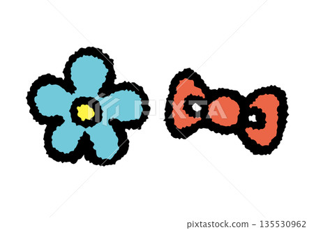 Flower Ribbon 135530962