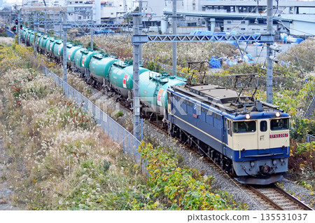 Tokaido Main Line, Higashi-Takashima-Sakuragicho, JR Freight, EF65-2067 (Shin-Tsurumi) Tokaido Main Line, Higashi-Takashima-Sakuragicho, JR Freight, EF65-2067 (Shin-Tsurumi) 135531037