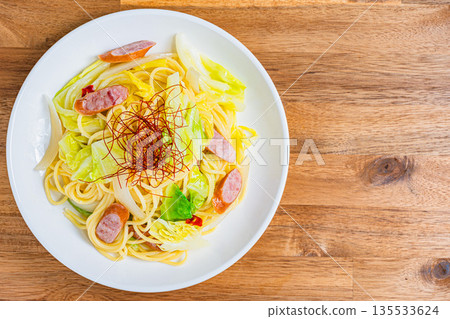 Spring cabbage peperoncino Spring cabbage peperoncino 135533624