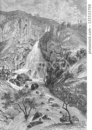 19世紀埃塞俄比亞插圖,非洲 19世紀埃塞俄比亞插圖,非洲 135533709