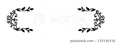 植物相框/單色裝飾相框 135536338