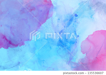 Cute watercolor background Cute watercolor background 135536607