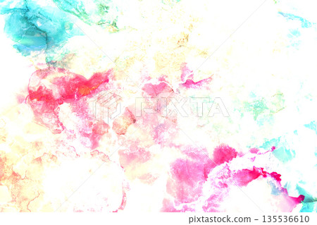 Cute watercolor background 135536610