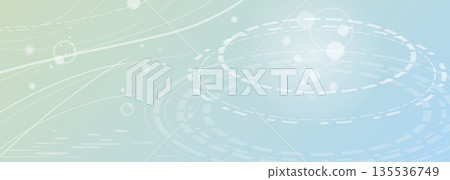Abstract futuristic background vector blue 135536749