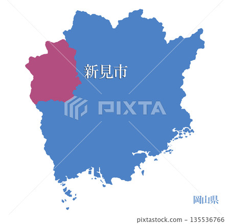 岡山縣新見市新見 135536766