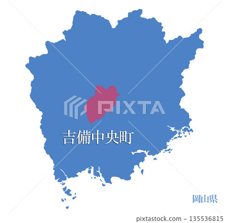 Okayama Prefecture, Kaga District, Kibichuo Town Okayama Prefecture, Kaga District, Kibichuo Town 135536815