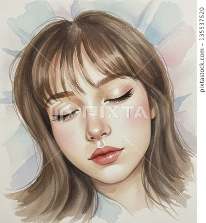 一個女人的睡臉 135537520