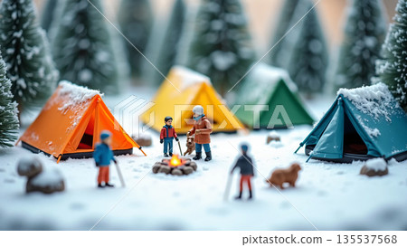 雪林中的秘密基地 135537568