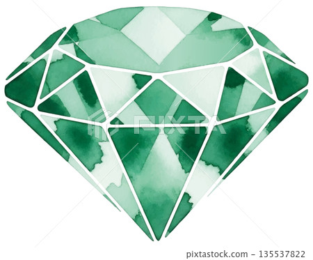 翡翠水彩畫 135537822