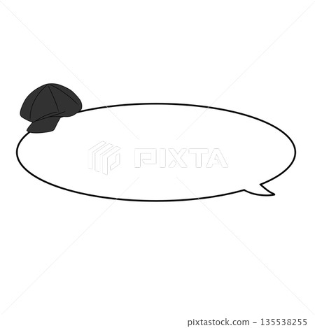 Casquette speech bubble Casquette speech bubble 135538255