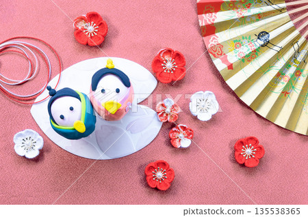 Pink background Hinamatsuri image Pink background Hinamatsuri image 135538365