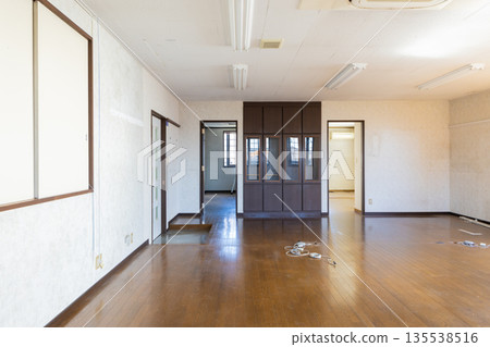 Interior of an old vacant property Interior of an old vacant property 135538516