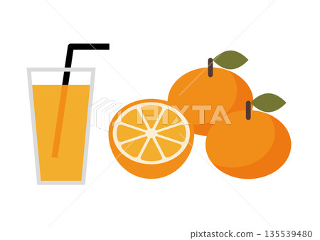鮮榨柳橙汁插圖 135539480