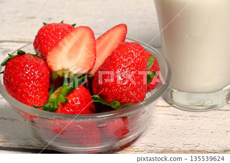 Milk and Strawberries (3) Milk and Strawberries (3) 135539624