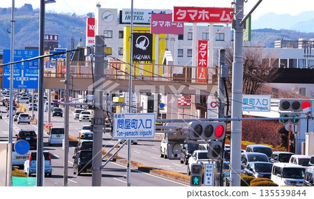Takasaki Toiyacho Entrance Intersection on National Route 17 Takasaki Toiyacho Entrance Intersection on National Route 17 135539844