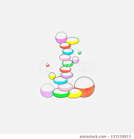 Colored pencil art Colored pencil art 135539913