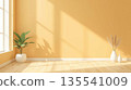 簡單的室內背景素材（有邊距），方便添加文字。 135541009