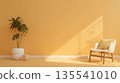 簡單的室內背景素材（有邊距），方便添加文字。 135541010