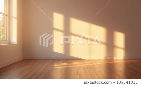 簡單的室內背景素材（有邊距），方便添加文字。 135541013